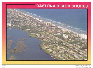 Daytona Beach Shores Aerial view, DAYTONA, Florida, 50-70´s