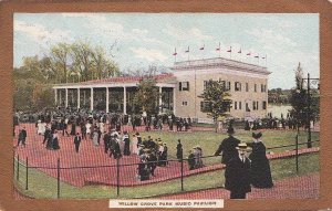 Postcard Willow Grove Park Music Pavilion PA 1908