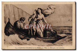 Old Postcard Les Saintes Maries de la Mer Ms. Marquise Cabrieres