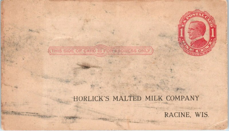 1910s Horlick's Malted Milk Free Sample Order Form Advertising Postcard
