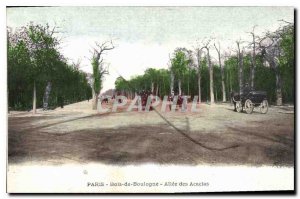 Postcard Old Paris Bois de Boulogne Allee des Acacias