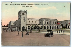 1914 Electricity Building Panama California Expo. San Diego California Postcard