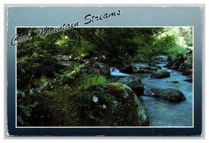 Cool Mountain Streams Eastern Washington & Northern ID Postcard Continental Size