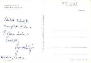 B34893 Herrnhut Eingang zum Gottesacker  germany