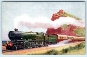 Railroad Train TORBAY EXPRESS G.W.R. King George V UK ~ Howard~Salmon Postcard