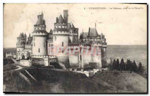 Old Postcard Pierrefonds Chateau Chapel rating