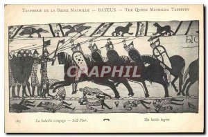 Old Postcard Tapestry of Queen Mathilde Bayeux