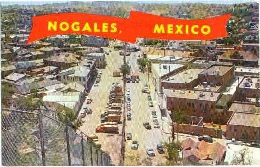 The Fence International boundary between the USA and Mexico at Nogales, Mexico