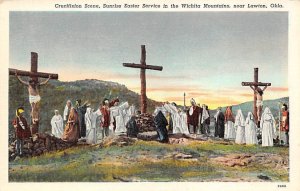 Wichita Mountains Sunrise Easter Service Crucifixion Scene - Lawton, Oklahoma OK