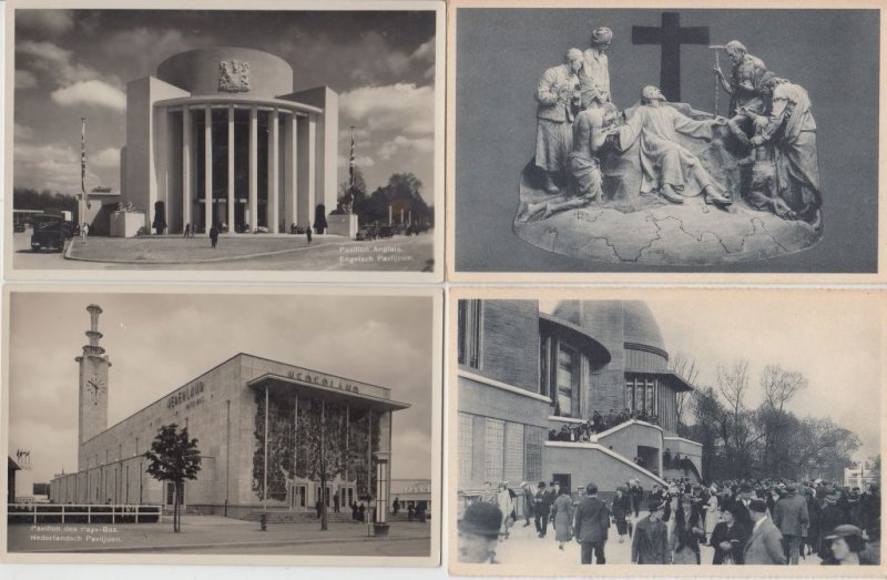 EXPOSITION BRUSSELS 1935 Belgium 130 Vintage Postcards (L5472)