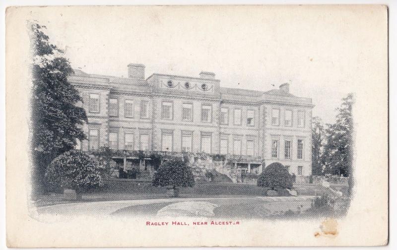 Warwickshire; Ragley Hall Nr Alcester, PPC, Evesham 1904 PMK Via Salford Priors 