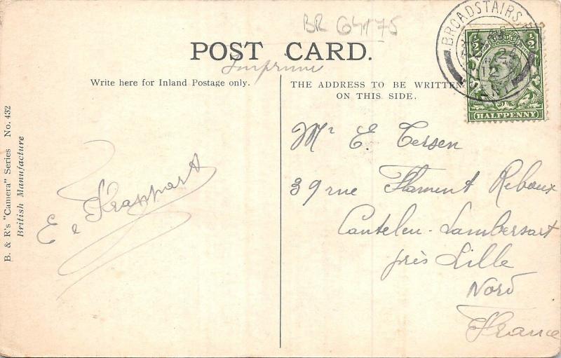 BR64175 broadstairs harbour heraldic    uk