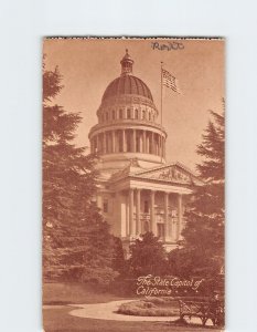 Postcard The State Capitol of California, Sacramento, California