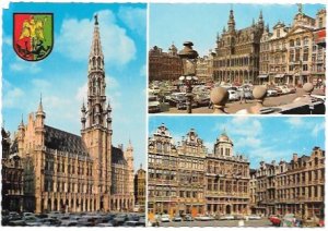 Belgium. Brussels Beautiful old Buildings.  Unused.