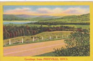 Iowa Greetings From Postville 1959