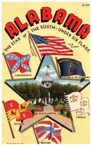 Alabama  Star of the South under six Flags