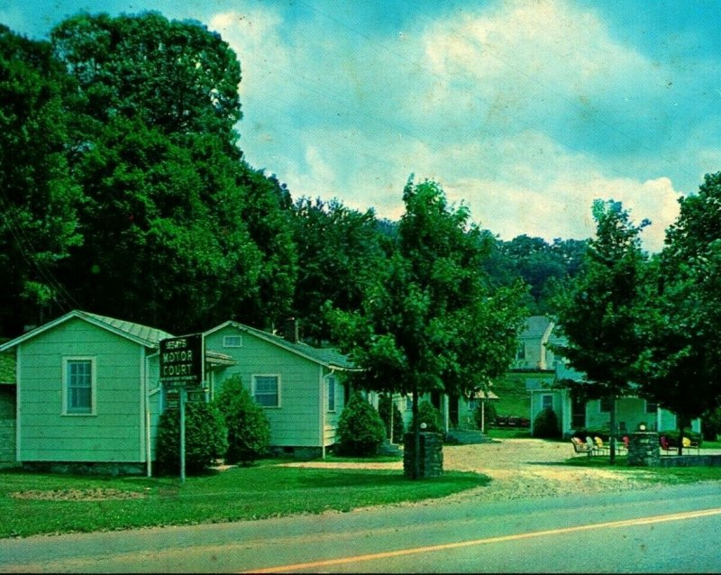 Waynesville North Carolina NC Seay's Motor Court Unused UNP Vtg Chrome Postcard