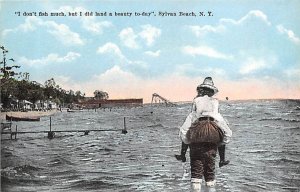 Fishing Sylvan Beach, New York NY Postcards
