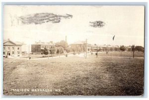 1918 View Of Madison Barracks New York NY RPPC Photo Posted Antique Postcard