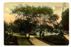 RI - Westerly. Wilcox Park, Viewed from High Street