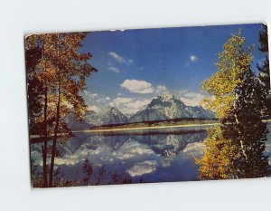 Postcard Jackson Lake And Teton Range Wyoming USA