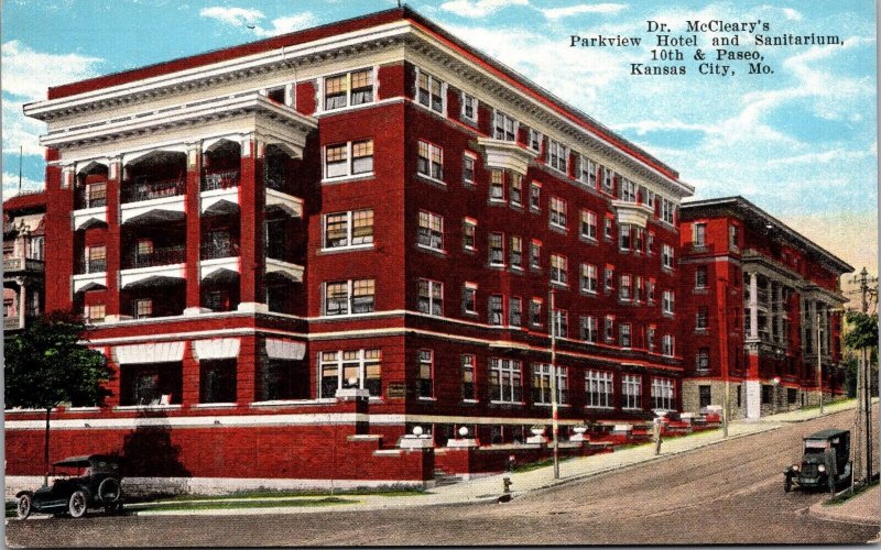 Postcard Mercy Hospital in Kansas City, Missouri