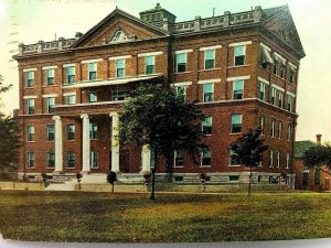 Vintage Postcard 1909 City Hospital Akron OH Ohio