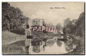 Old Postcard Belgium Spa Chateau Alsa