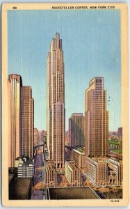 Postcard - Rockefeller Center - New York City, New York