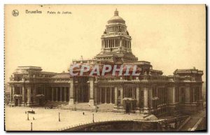 Old Postcard Brussels Palace JUSTlCE