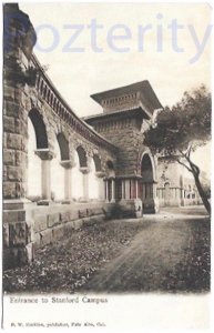 ENTRANCE TO STANFORD UNIVERSITY CAL