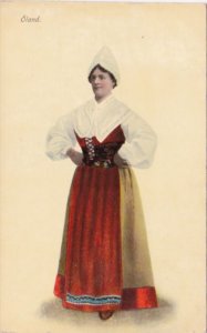 Sweden Oland Local In Traditional Costume