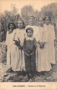 B86513  chretiens de nonouti types folklore  gilbert islands  kiribati oceania 