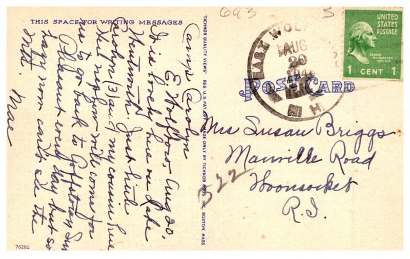 New Hampshire Lake Winnipesaukee Sophie C arriving Wolfeboro Lake