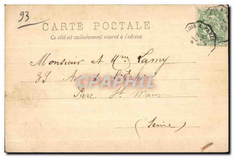 Old Postcard Le Bourget Commemorative Monument of War From 1870 1871 Militaria