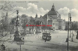 Germany, Frankfurt am Main, Schauspielhaus, Trolley, Tram, Metz & Lautz No 17659