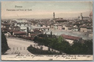 ITALY FIRENZE GRAND HOTEL DE NEW YORK ANTIQUE POSTCARD