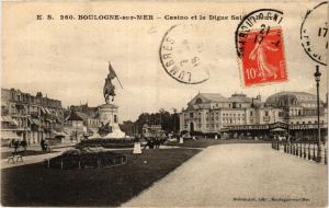 CPA E. S. BOULOGNE-sur-MER Casino et la Digue Ste Beuve (406212)