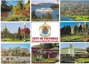 Split View of Beautiful Victoria British Columbia Canada