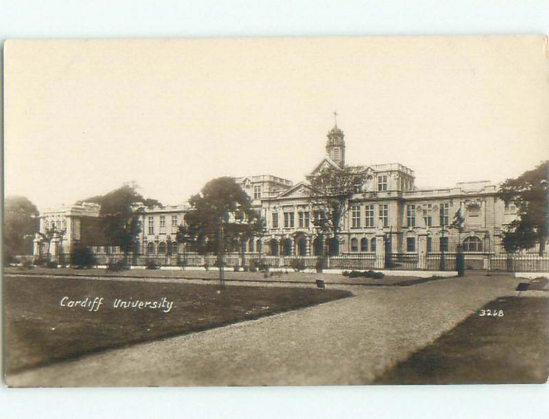 old rppc NICE VIEW Cardiff Wales UK i1883