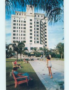 Unused 1950's SARASOTA TERRACE HOTEL Sarasota Florida FL Q5976