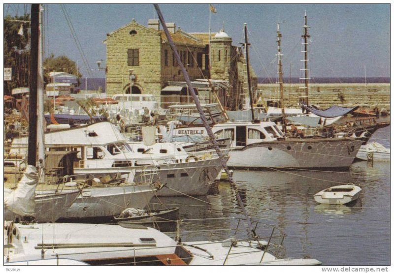 Girne (Kyrenia) Limani , Kıbrıs (Cyprus) , 60-70s : Harbour #4