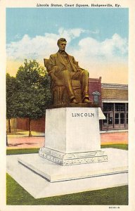 Lincoln Statue, Court Square Hodgenville Kentucky  