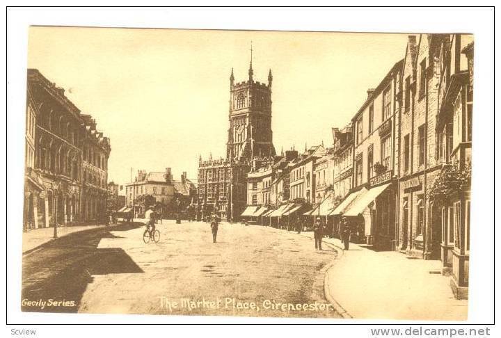 The Market Place, Cirencester (Gloucestershire), England, UK, 1900-1910s