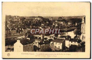 Old Postcard Poitiers Vue Generale Panoramic Jack Du Rocher De Coligny Jouber...