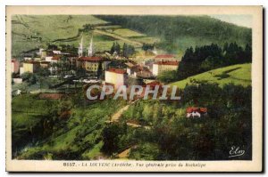 Old Postcard Louvesc Ardeche General View from Rochelipe