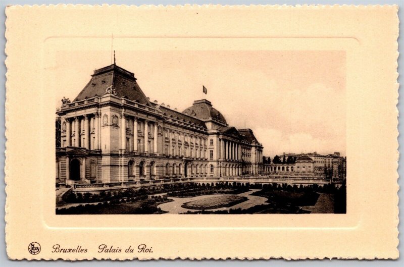 Vtg Bruxelles Palais du Roi Kings Palace Brussels Belgium 1910s Postcard