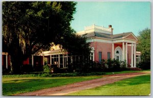 Vtg Natchez Mississippi MS Monteigne Mansion Home 1950s View Old Card Postcard