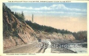 Bluffs, Troutdale Bridge - Columbia River Highway, Oregon