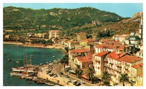 France Calvi on the island of Corsica Pan Am Airline Issued Postcard